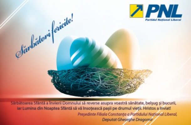 Sărbători Fericite! - vă urează PNL Constanţa